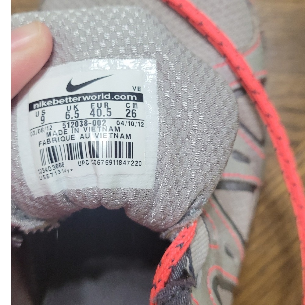 Nike Air Alvord 10 Trail Running Shoes Grey Pink 512038-002 Womens Size 9 - Picture 3 of 9